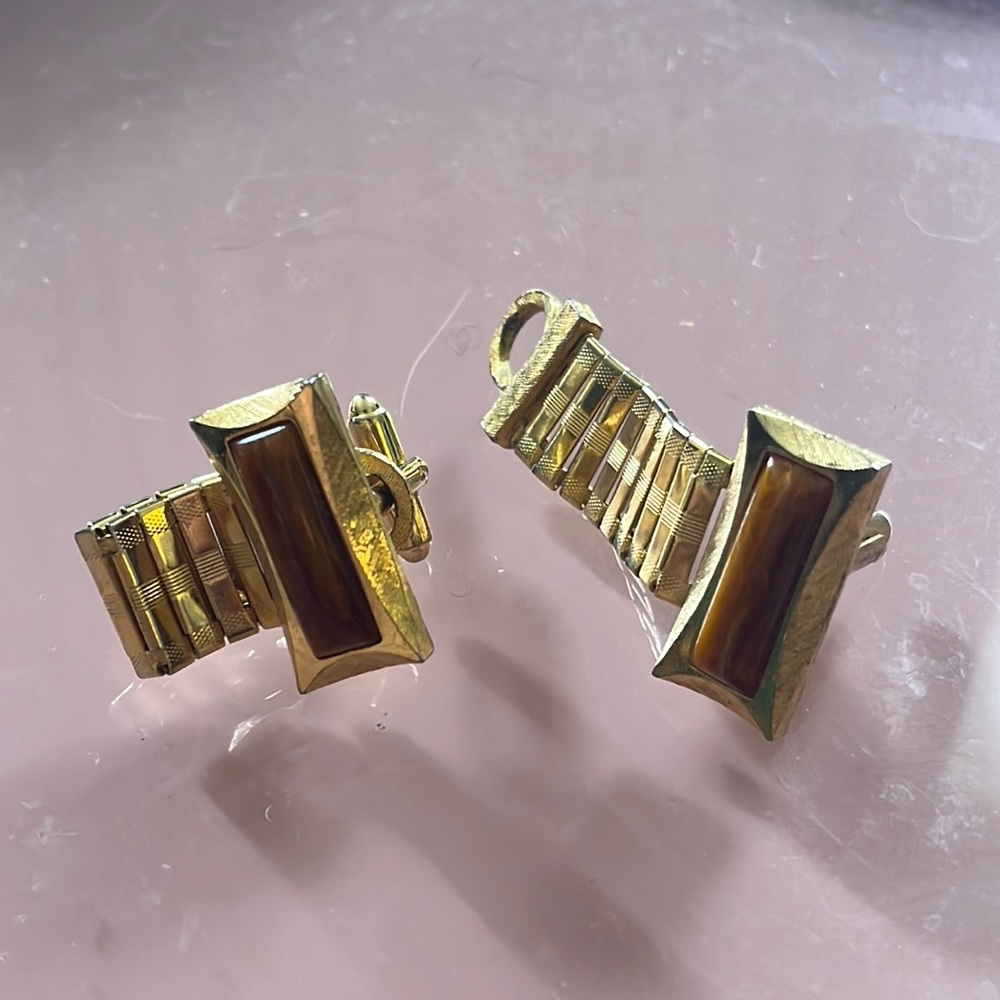 70s cuff links